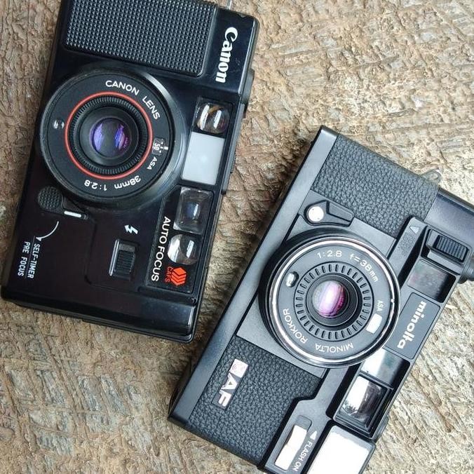 TERLARIS Analog Canon AF 35 dan Minolta hi-matic AF