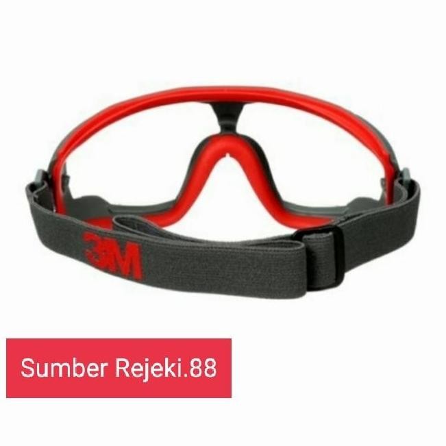 3M Safety Google Gear 500 kacamata Clear Scotchgart Anti fog Lens ANSI