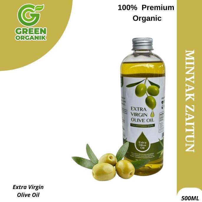 

GREEN ORGANIK Minyak Zaitun / Extra Virgin Olive Oil 500ML Sayur Masakan TP