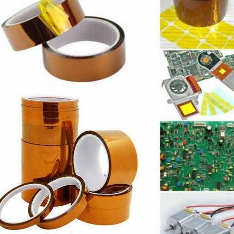 

Nikto Lakban Isolasi Tahan Panas Kapton Polyimide Tape Soldering Pcb