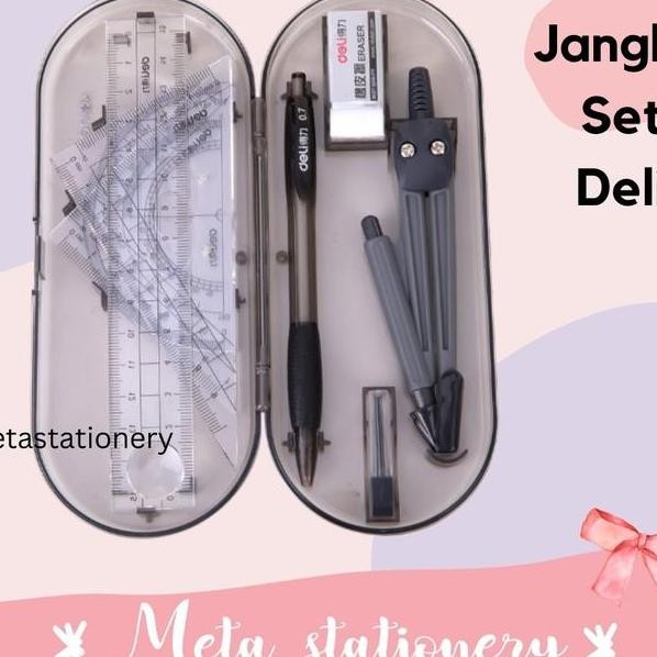 

Penggaris Math Set Ruler Set Jangka Set Deli 9591