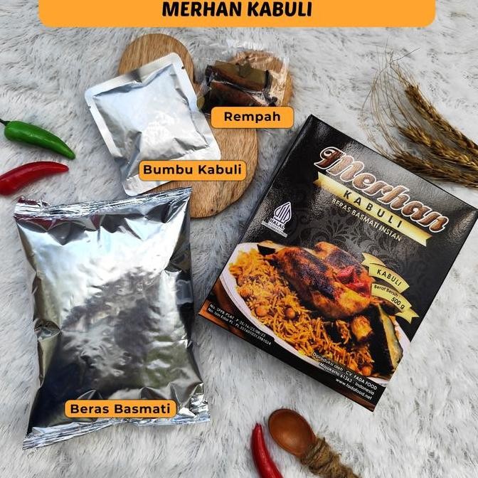 

Nasi Kabuli dari Merhan Spices - Beras Basmati dan Bumbu Kebuli Food Rice GS