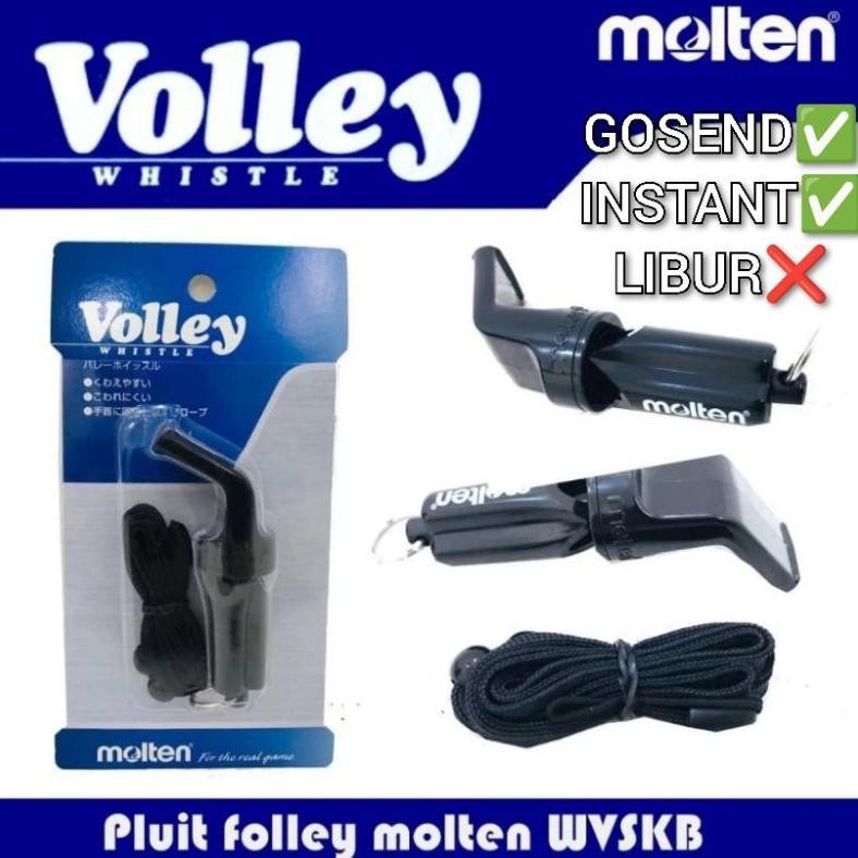 Pluit volley molten original 100% Whistle voli molten peluit wasit voly