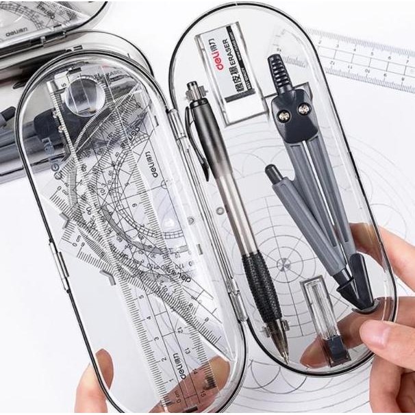 

Jangka Drafting Set 8Pcs Penggaris 15Cm No.9591 Drawing Set School Set