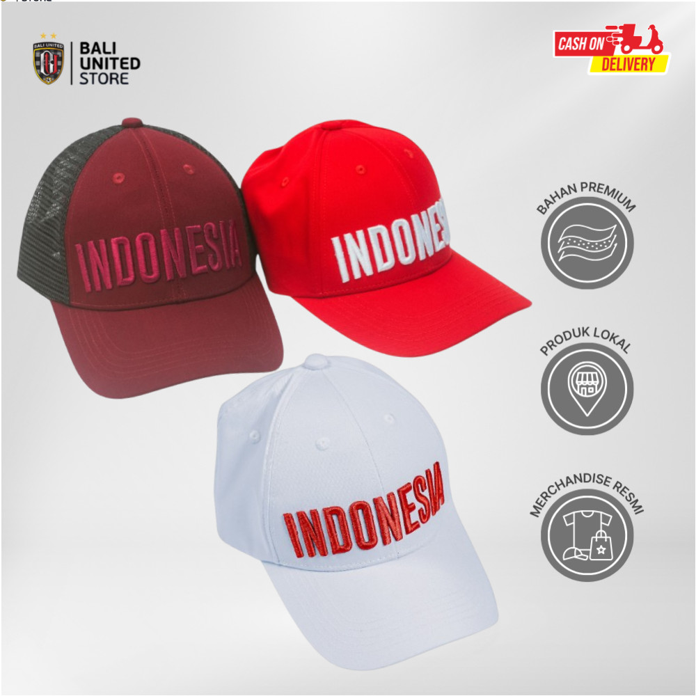 Bali United Garuda Indonesia Baseball Cap - Bali United Official Merchandise