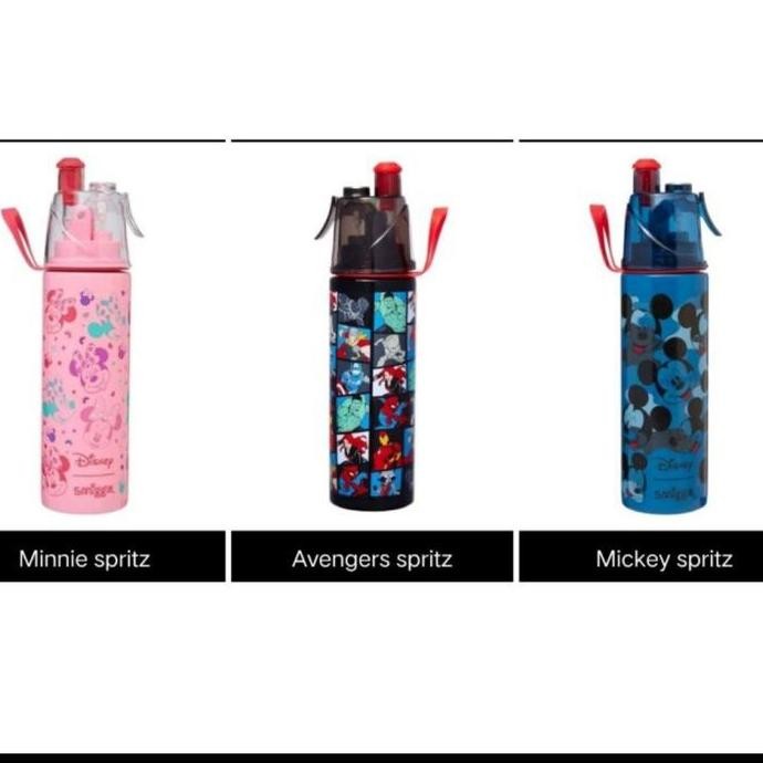 Smiggle Botol Minum Anak Spritz Bottle/Botol bisa Semprot/kado