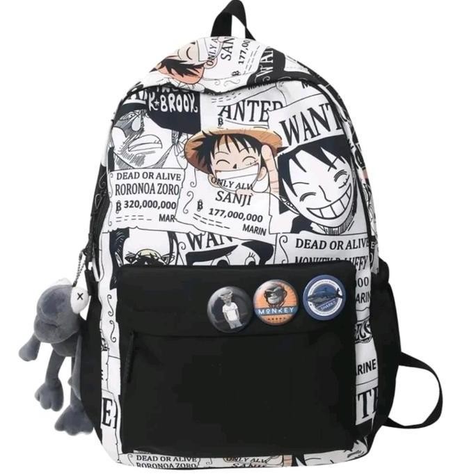 

Miliki Gumoy - Tas Ransel Sekolah Anak Laki Laki Karakter Kartun Wanpis Anime Tas Anak
