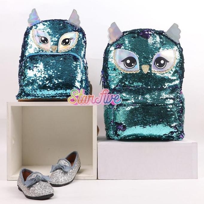 

Diskon Tas Ransel Sequin Gold Bear, Owl Starfive - Large Anak Fashion