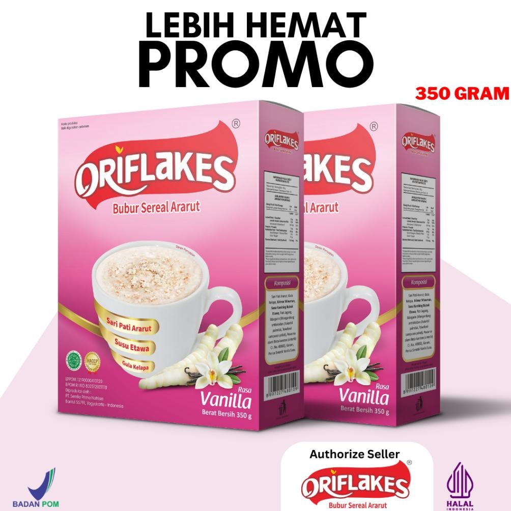 

Oriflakes Gastro Sereal Umbi Garut Maag Asam Lambung Grosir 350 gram