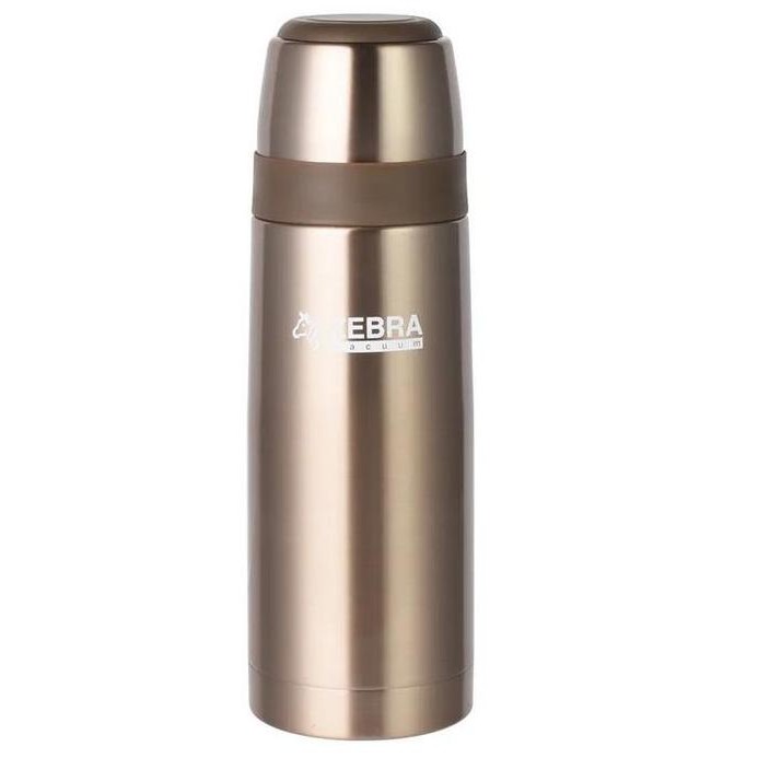 Zebra Vacuum Flask Prima Ii Golden Brown Termos Air Termos Stainless Steel Double Wall Insulation Bo