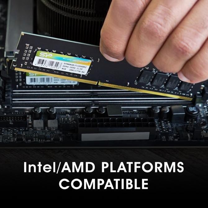 NEW DDR4 3200MHZ SILICON POWER CL22 UDIMM RAM KOMPUTER 8GB 16GB 32GB ORI