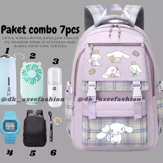 

Spesial Gumoy - Tas Ransel Sekolah Anak Sd Smp Banyak Bonus Karakter Kartun Tas Punggung Anak Lucu Fashion Anak Tas Kuromi Anak Tk