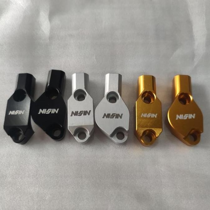 Dudukan Spion Master Rem Nissin Silver