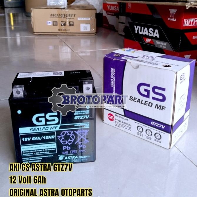 Aki Motor Gs Astra Gtz7V Ori Vespa Piaggio Sprint Lx 125 150 Primavera