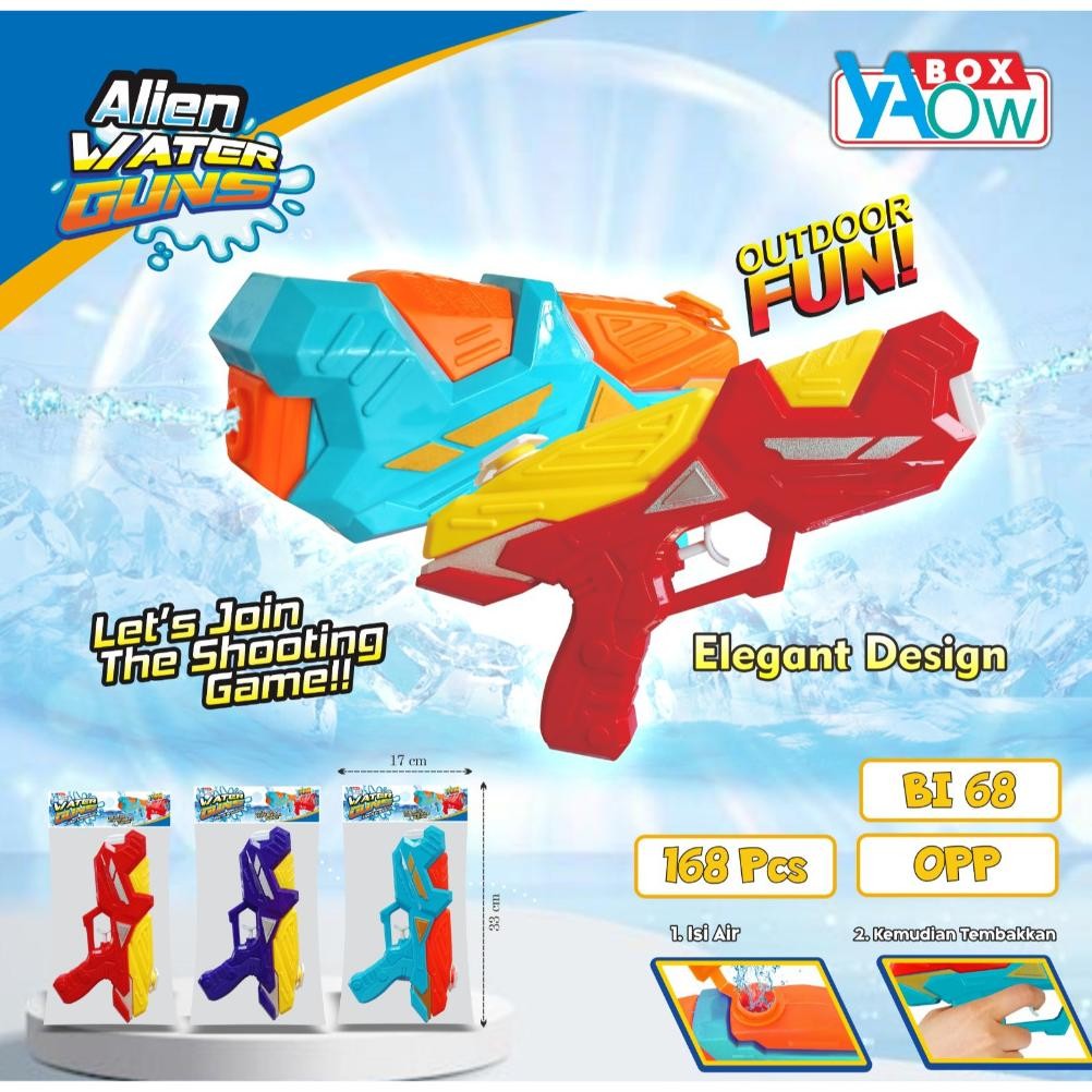 Original Water Gun Long- Mainan Pistol Air Mega Sale