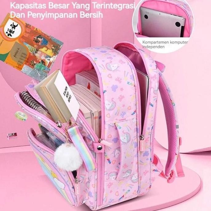 

Miliki Tas Ransel Sekolah/Tas Sekolah Anak Perempuan Anti Air Korea Backpack