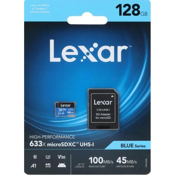 BEBAS ONGKIR - Micro SD 128 GB Lexar