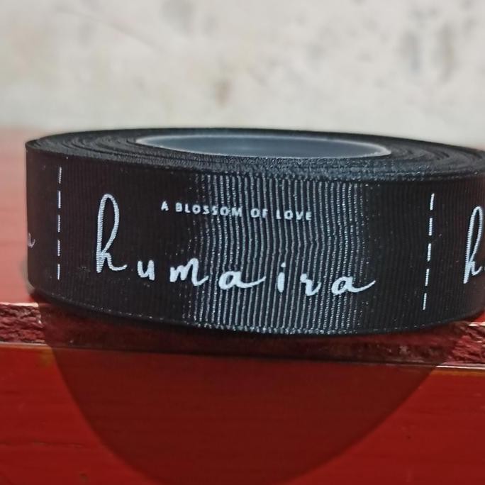 

Premium label pita grassgrain uk. 2,5 cm murah ( free design)