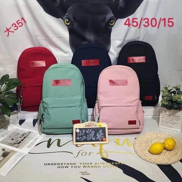 

Diskon Tas Ransel Pria Kerja Backpack Wanita Sekolah Anak Cowok Cewek Fashion
