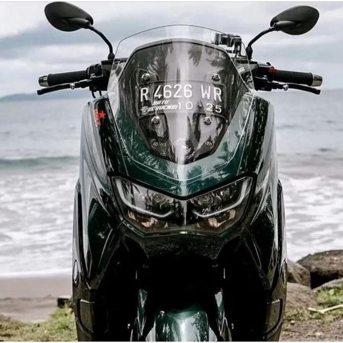 Windshield Nmax Baru Model Standart 2020/2021/2022/2023. Visor Nmax New. 3,5Mili Kaca Depan
