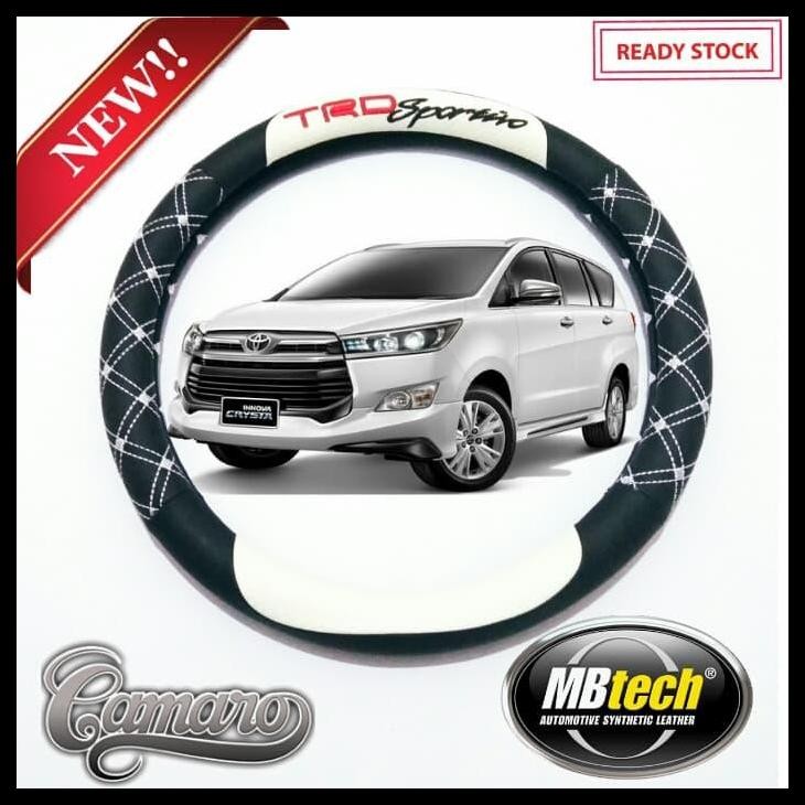 TERBARU SARUNG STIR TOYOTA RUSH TRD SPORTIVO PUTIH KOMBINASI 