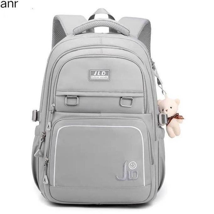 

Spesial Tas Ransel Sekolah Unisex Laki-Laki Perempuan Sd Smp Sma Murah - Abu