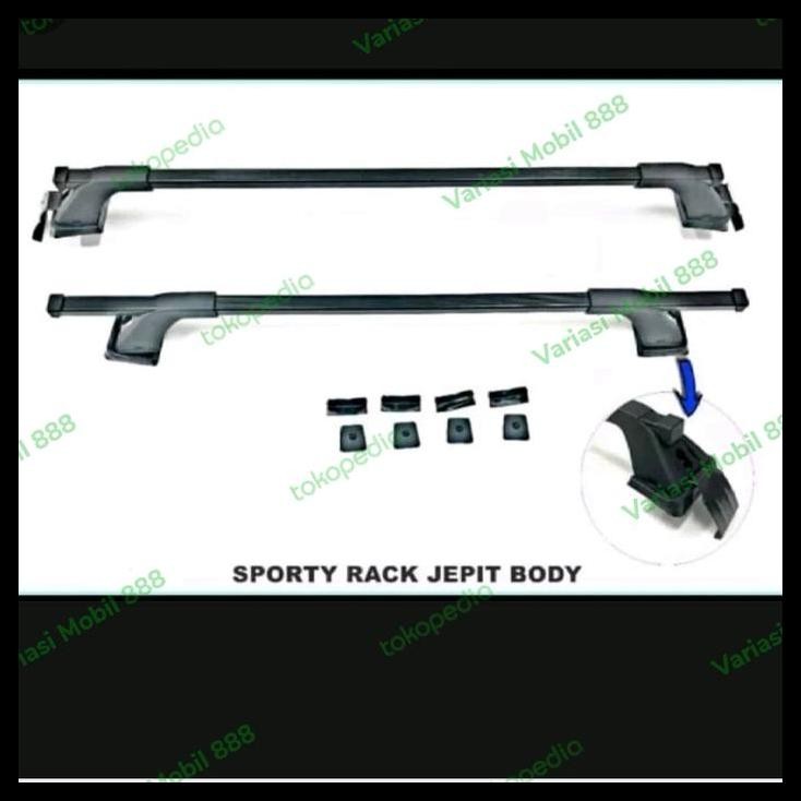 BEST DEAL SPORT RACK CROSSBAR KAKI RAK MOBIL KATANA JEPIT BODY 