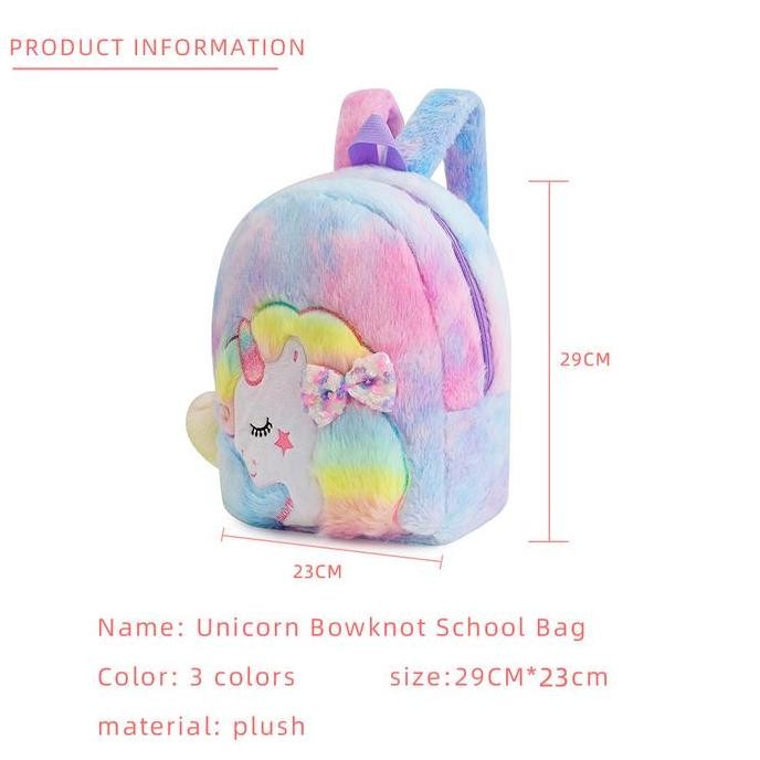 

Terjangkau Ransel Bulu Unicorn Pita Tas Sekolah Anak Paud Tk Kado Unicorn Anak