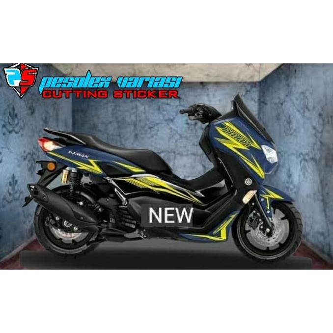 Striping Cutting Sticker New Nmax 2020 Motor Biru
