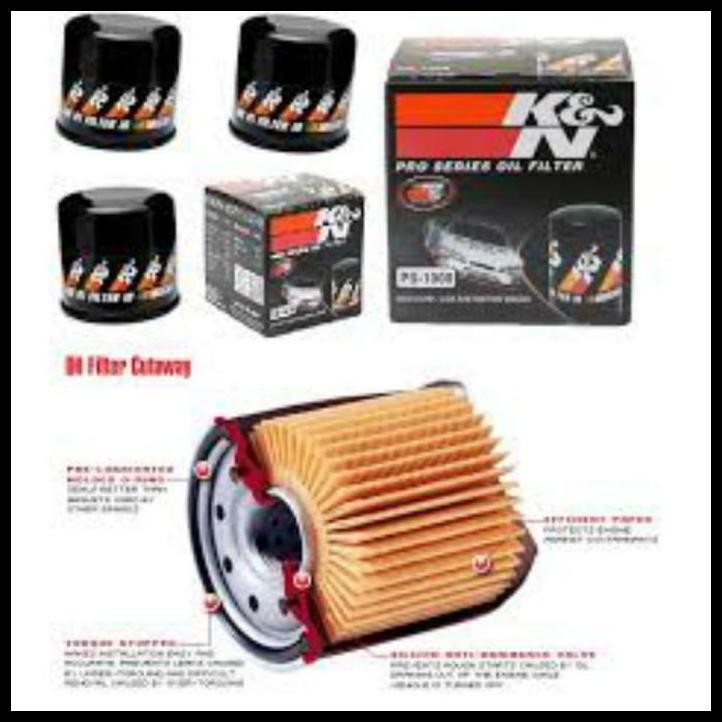 TERMURAH K&N PS-1008 OIL FILTER UNTUK MOBIL MAZDA CX5, MAZDA 2, MAZDA 3,MAZDA 6 