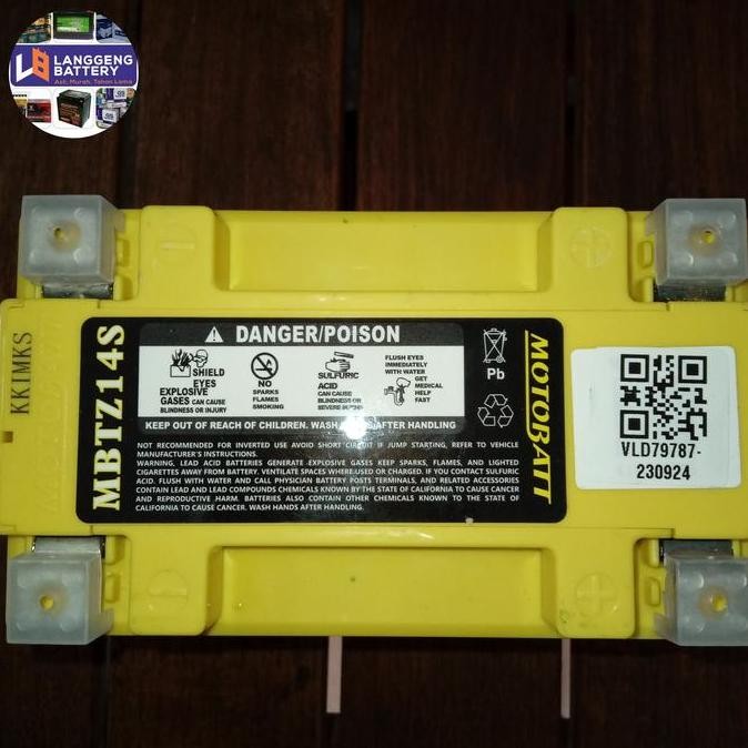 Sale  Aki Motor Kawasaki Er-6N Er6N Ninja 650 Mbtz14S Motobatt