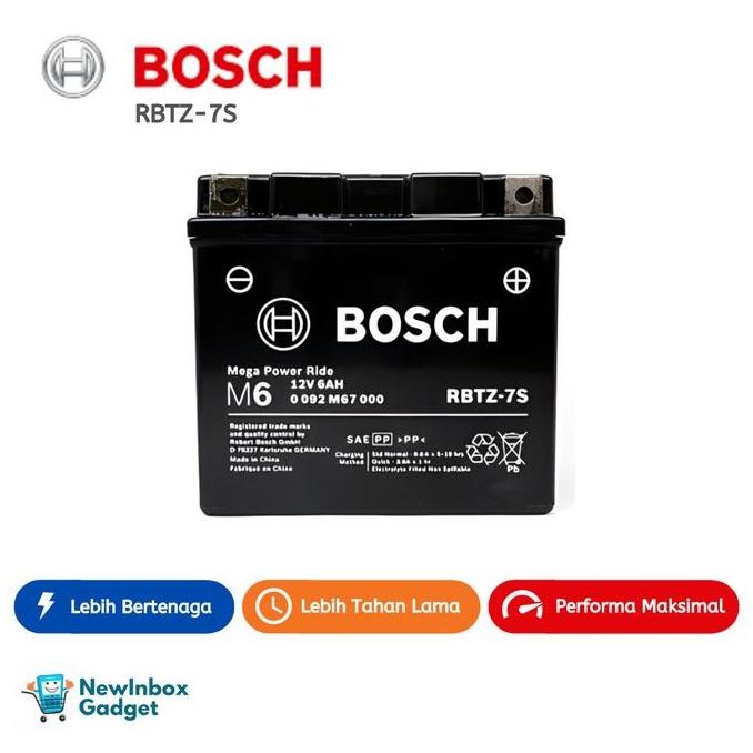 Aki Motor Vespa Lx 150 Matic Bosch Rbtz-7S Original