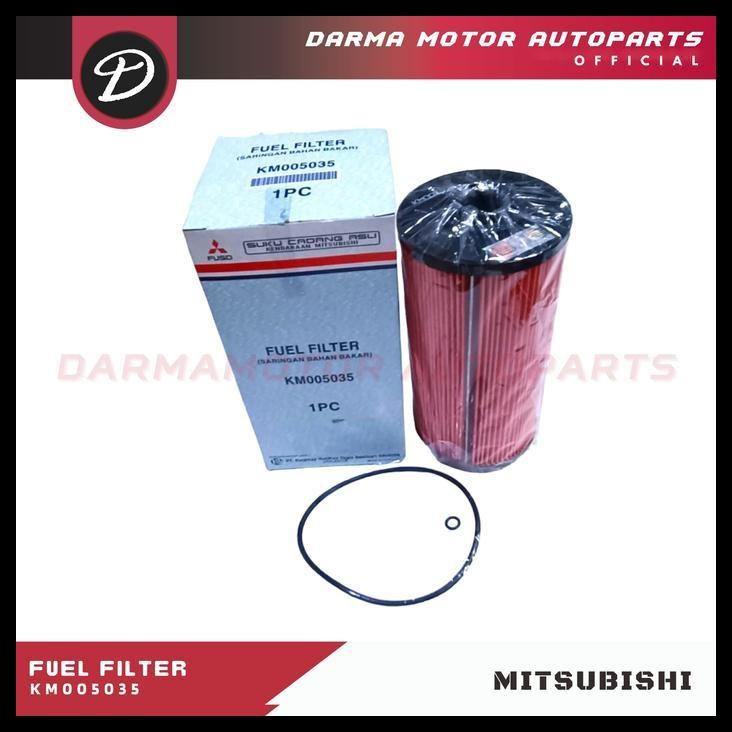 TERMURAH FUEL FILTER FUSO FN62F ORI ASLI KM005035 MITSUBISHI FIGHTER 