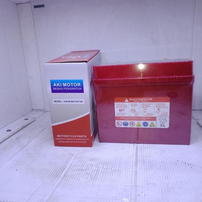 Aki Kering Scorpio-Scorpio Z 12V7Ah Nanogel Wilwood Japan Tehnology