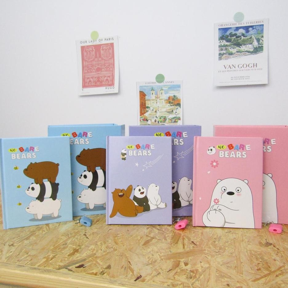

Mandic Buku Gembok A6 Gambar Wwe Bare Bears Buku Diary Beruang Teddy Ready Jakarta Cod
