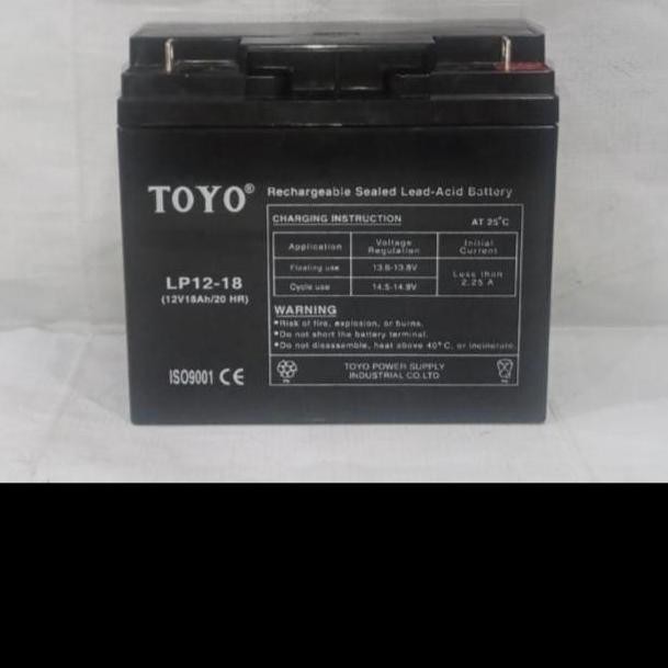 Aki Merk Toyo 12V 18Ah (Kering)