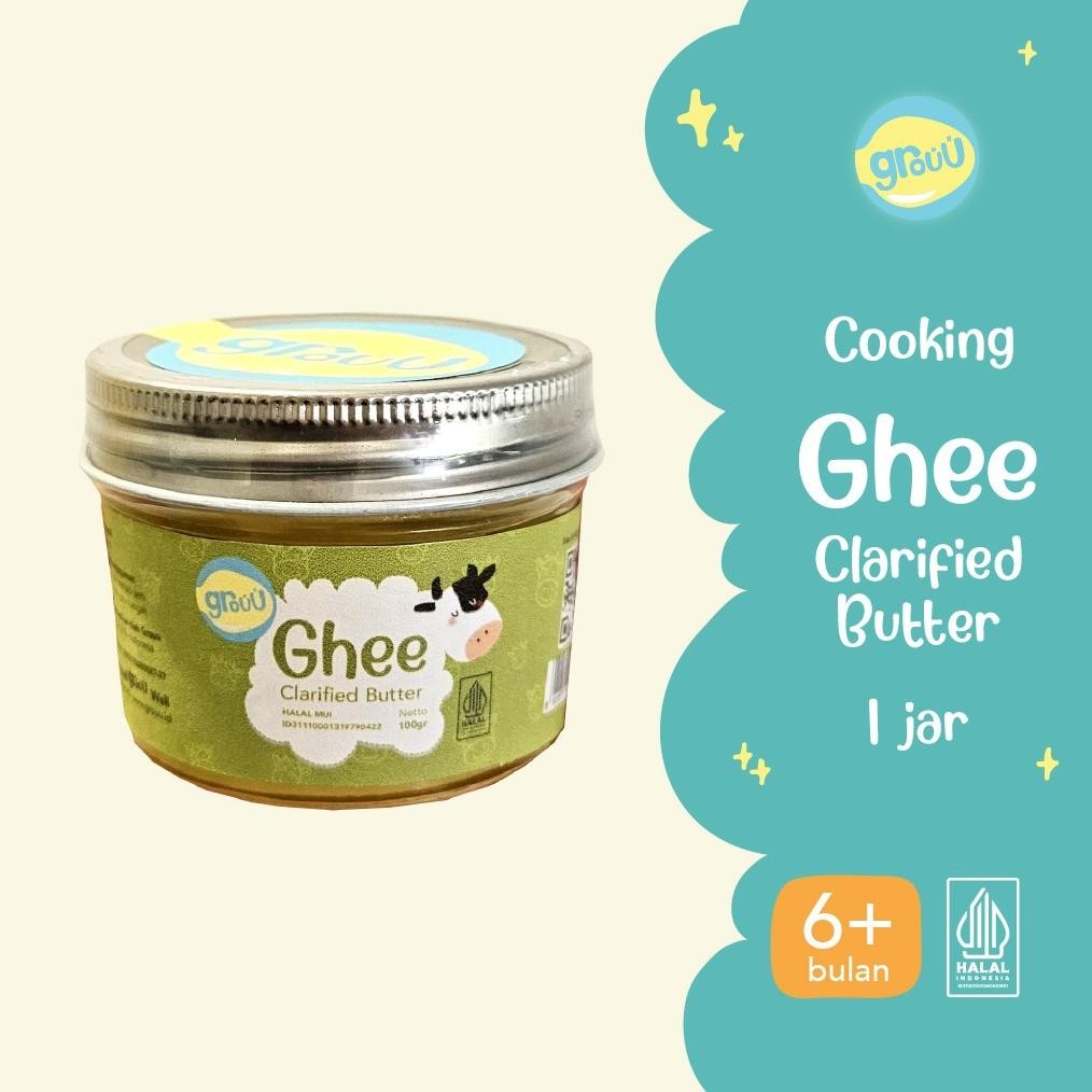 

Heatshrin Grouu - Grassfed Ghee Butter (Mentega Rendah Laktosa) - Bb Booster Mpasi - No Msg Gd-90