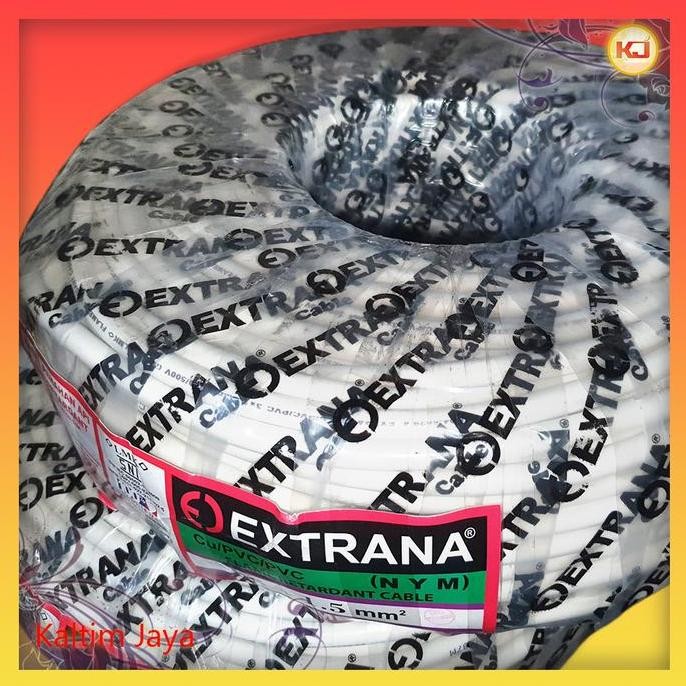 @=@=@=@=] Kabel Listrik NYM 3x1.5 / 3x1,5 x / 3 x 1.5 mm Tunggal Extrana Roll 100m