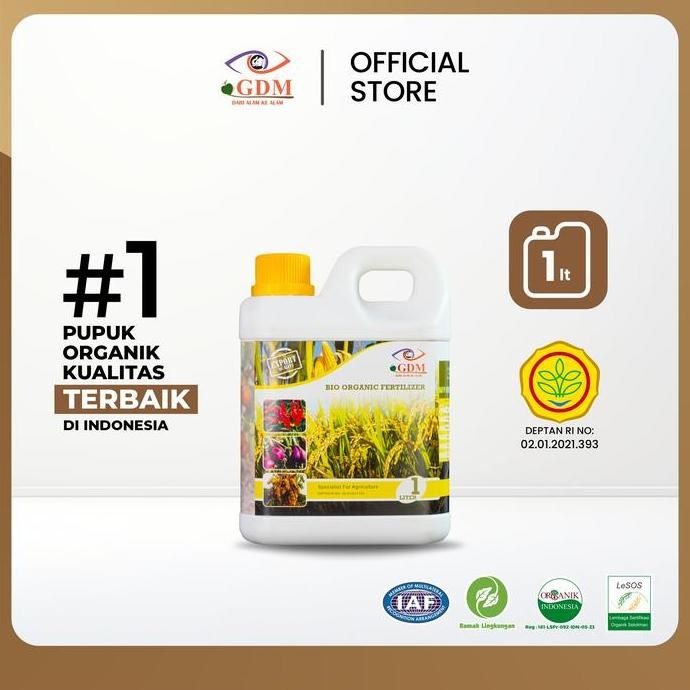 Promo GDM Pupuk Organik Cair untuk Tanaman Pangan Sayur COD