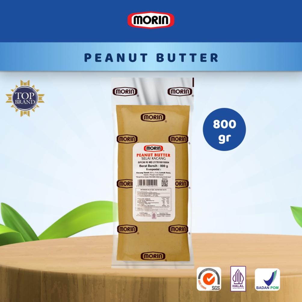 

Bisa Cod Morin Peanut Butter 800 Gr - Selai Kacang He-146