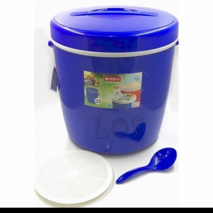 TERBARU Rice Bucket Lion Star 33 Liter Termos Nasi Jumbo Besar Tempat Es Ice