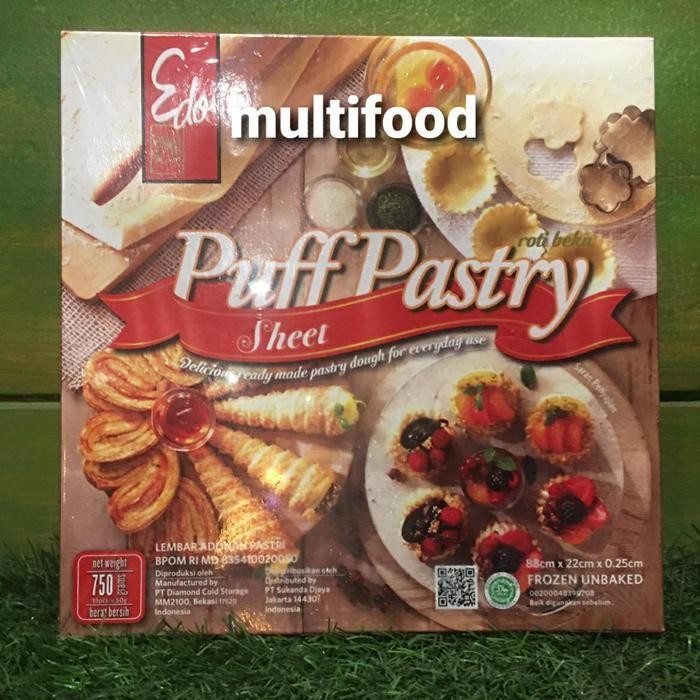 

Puff Pastry Sheet Edo Murah / Kulit Pastry Halal / Kulit Zuppa