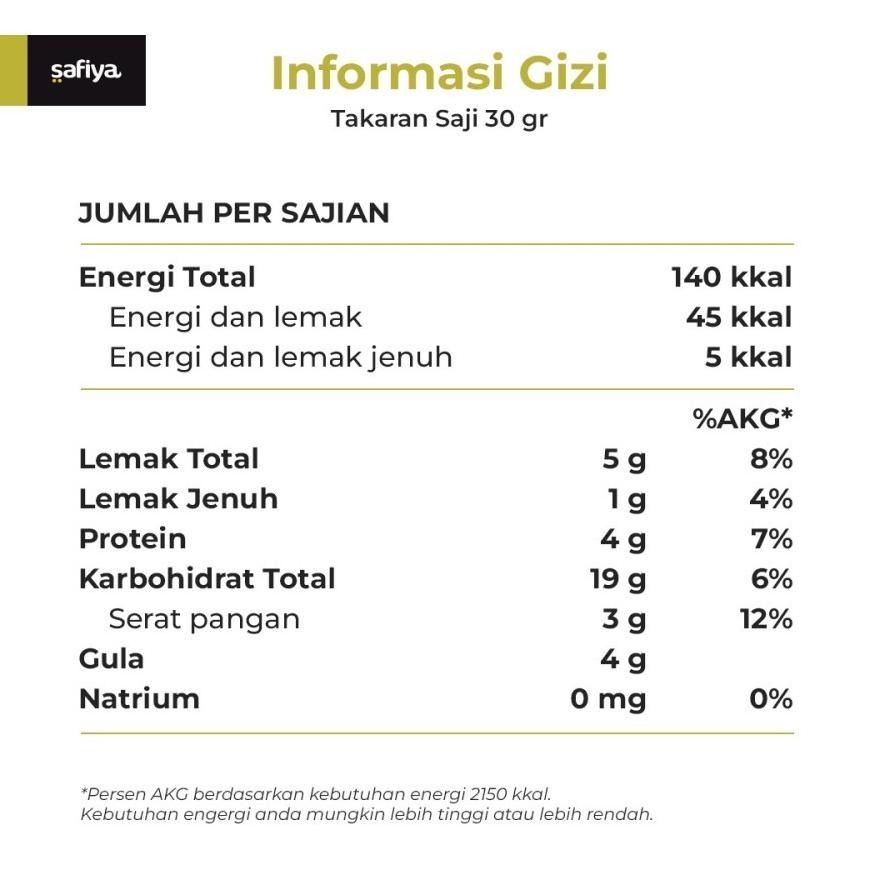 

Viral Muesli Safiya Original 1 Kg Dried Fruit Sereal Sehat Tinggi Serat Nt-77