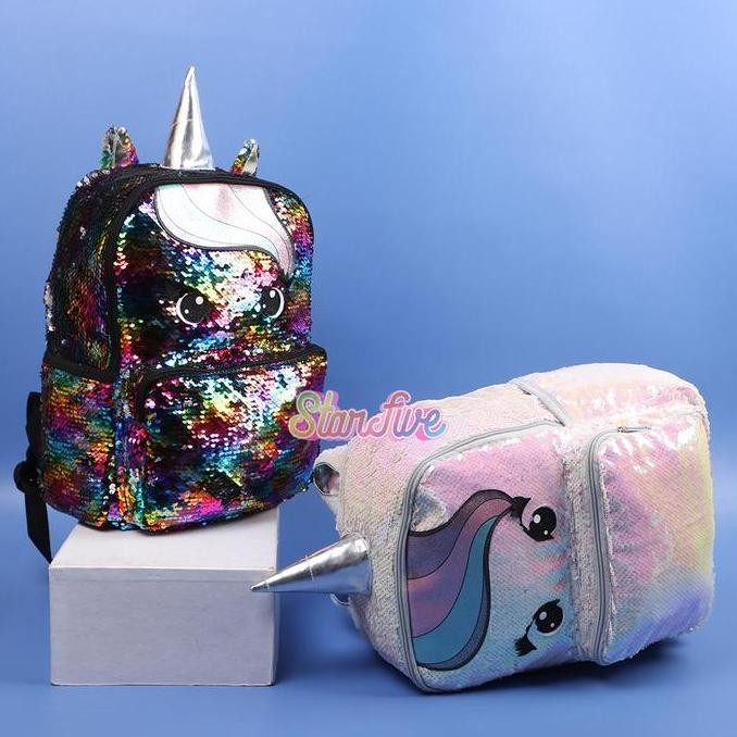 

Spesial Tas Ransel Sequin Unicorn Starfive - Large