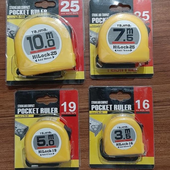 Meteran Tajima 7.5M/Meteran Tajima 5M/Meteran Tajima 3.5M/Alat Penguku