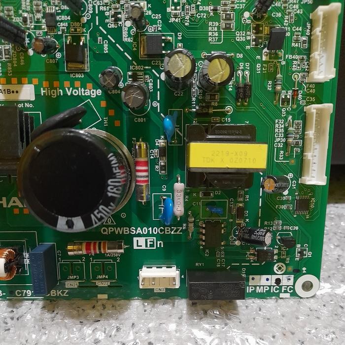MODUL PCB KULKAS SHARP INVERTER TYPE QPWBSA010CBZZ ORIGINAL SHARP