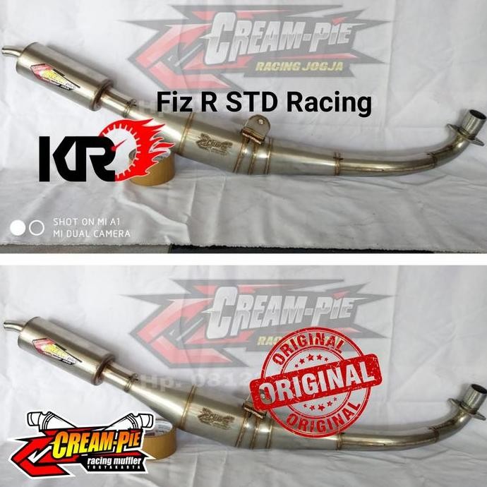 Knalpot Creampie Stainless STD Racing Fiz R Orinal