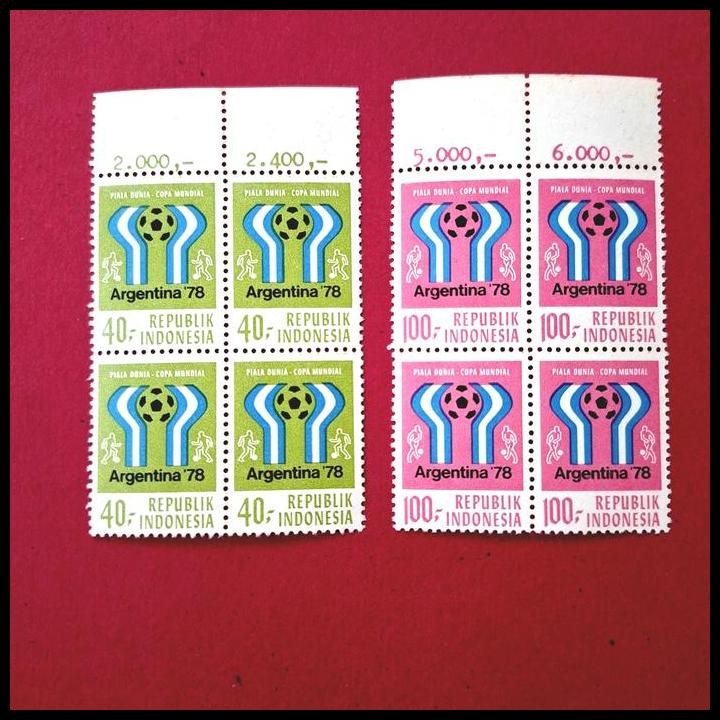 

HOT DEAL PRANGKO INDONESIA. PIALA DUNIA - COPA MUNDIAL ARGENTINA '78. BLOK-4. HARGA KAT. 200K !!!!!!