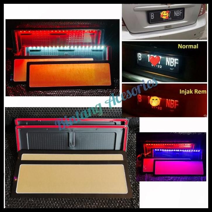 HOT DEAL TATAKAN PLAT NOMOR MOBIL FORSA SUZUKI LAMPU LED 2PCS 
