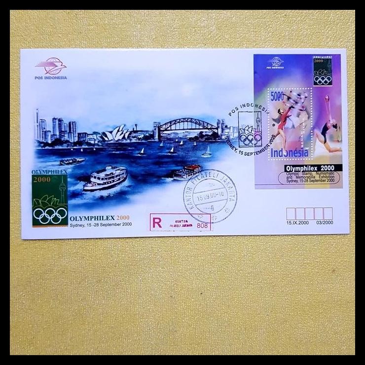 

GRATIS ONGKIR PRANGKO INDONESIA. SHP SS OLYMPHILEX STAMP EXHIBITION 2000 !!!!!!